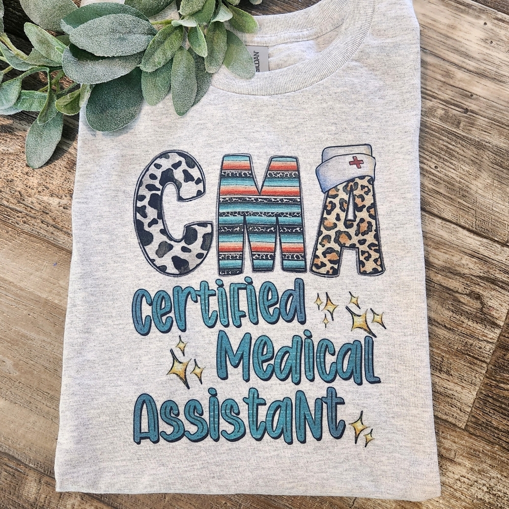 Cma shirt certified medical assistant cute popular healthcare trending